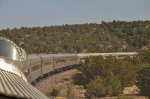 Grand Canyon Railway traveling to the Canyon